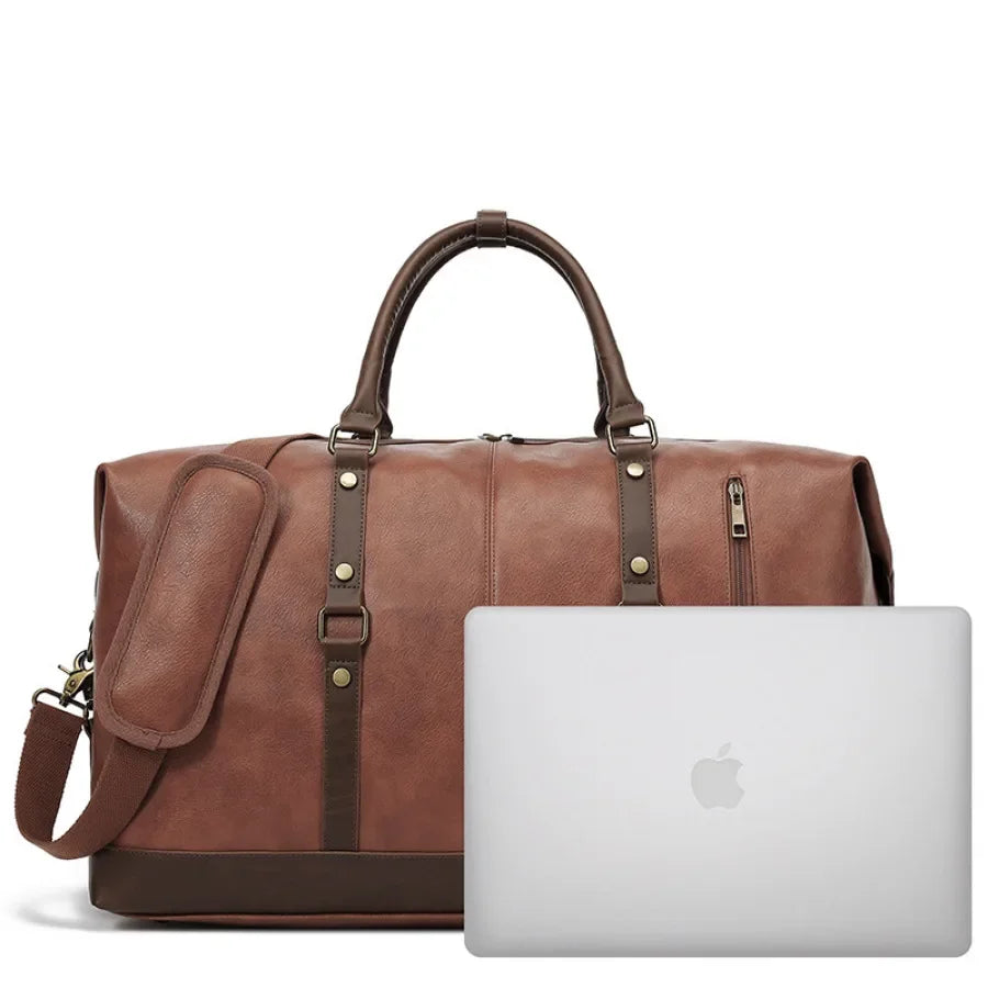 Sac de voyage bandoulière havane chaleureux – Image 4