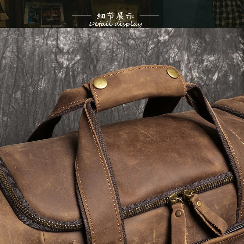 Sac de voyage homme cuir respiration absolu – Image 5