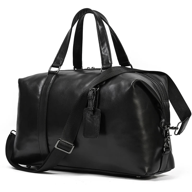Sac cuir voyage havane racé – Image 20