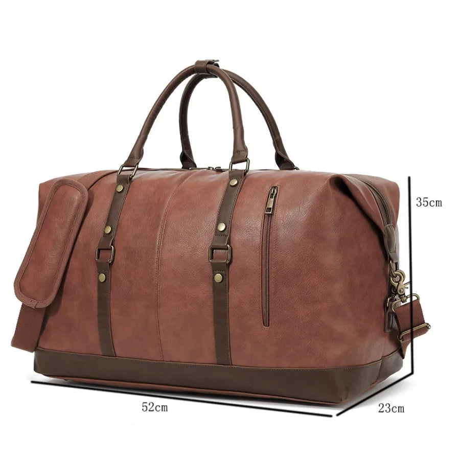 Sac de voyage bandoulière havane chaleureux – Image 2