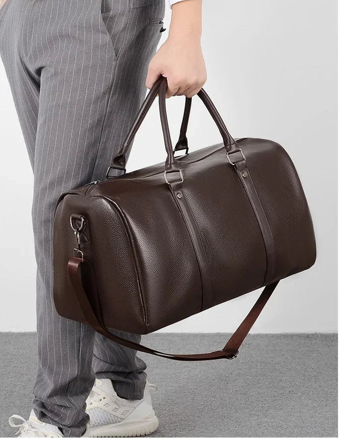 Sac de voyage bandoulière sépia noble – Image 8