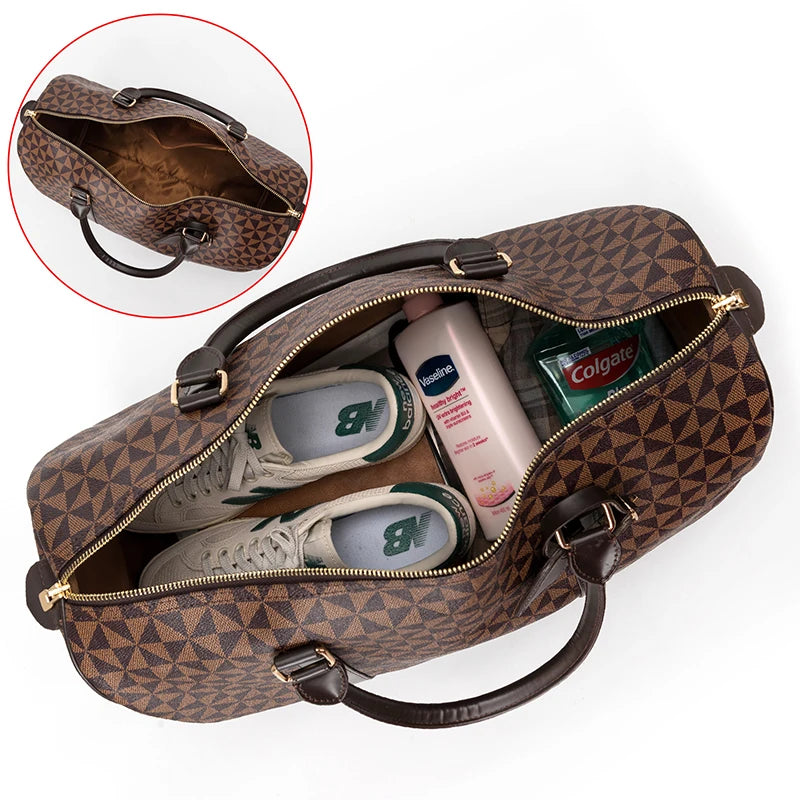 Sac de voyage homme cuir élégant confidentiel – Image 5