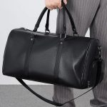 Sac de voyage bandoulière sépia noble