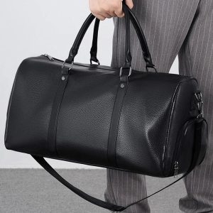 Sac de voyage bandoulière sépia noble