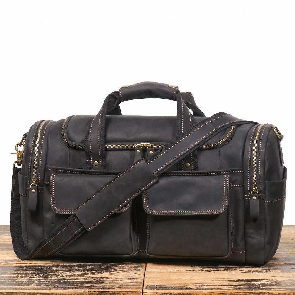 Sac de voyage homme cuir respiration absolu – Image 32