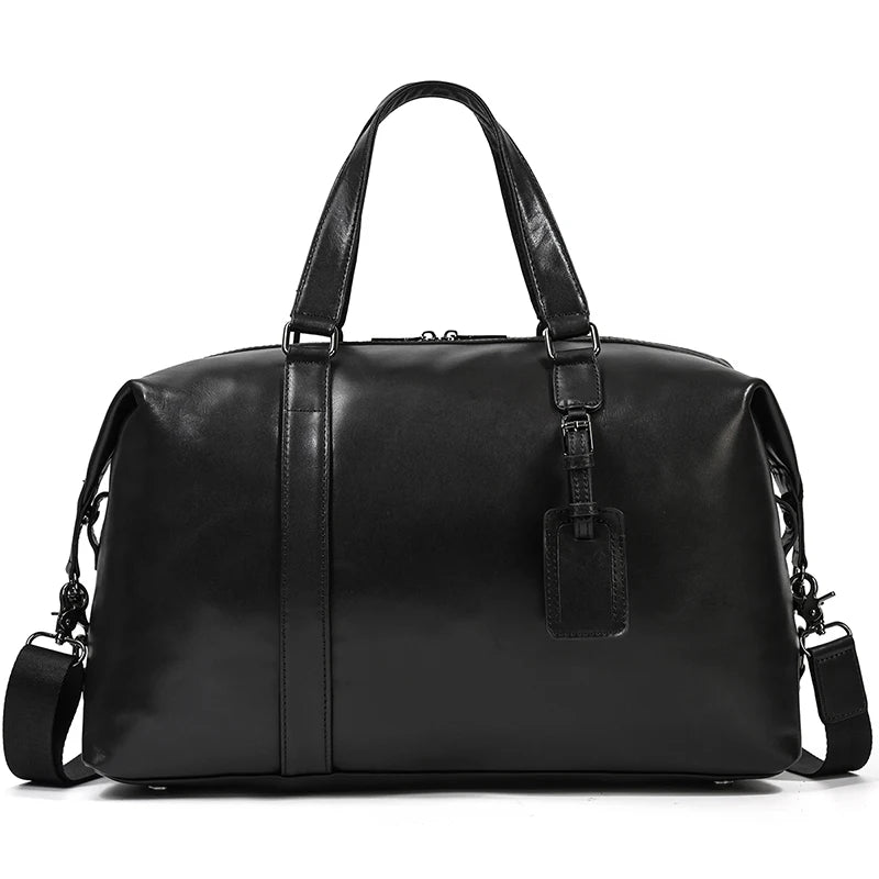 Sac cuir voyage havane racé – Image 19