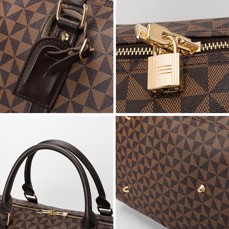 Sac de voyage homme cuir élégant confidentiel – Image 4