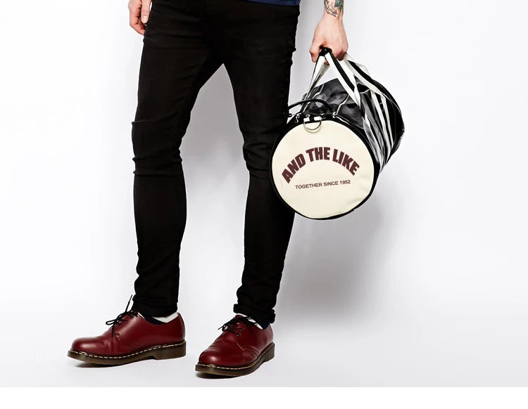 Sac cuir voyage tabac authentique – Image 9