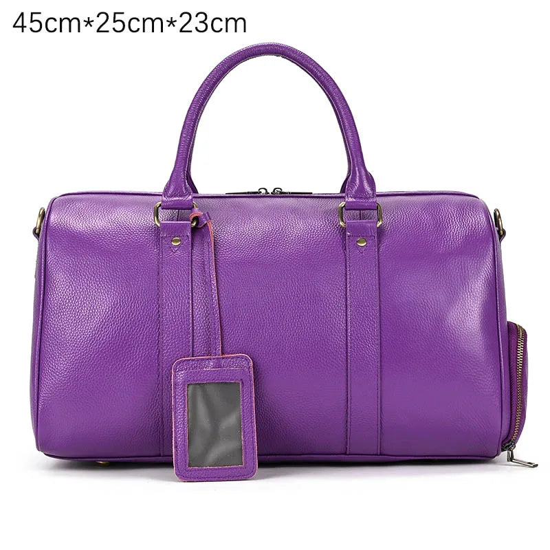 Sac cuir voyage moka souverain – Image 26