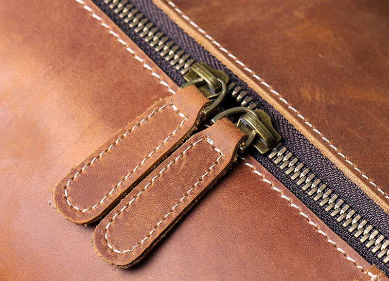 Sac de voyage homme cuir élégant minimal – Image 18