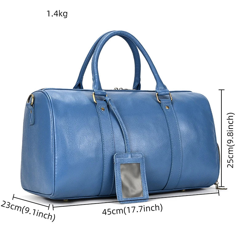 Sac cuir voyage moka souverain – Image 22