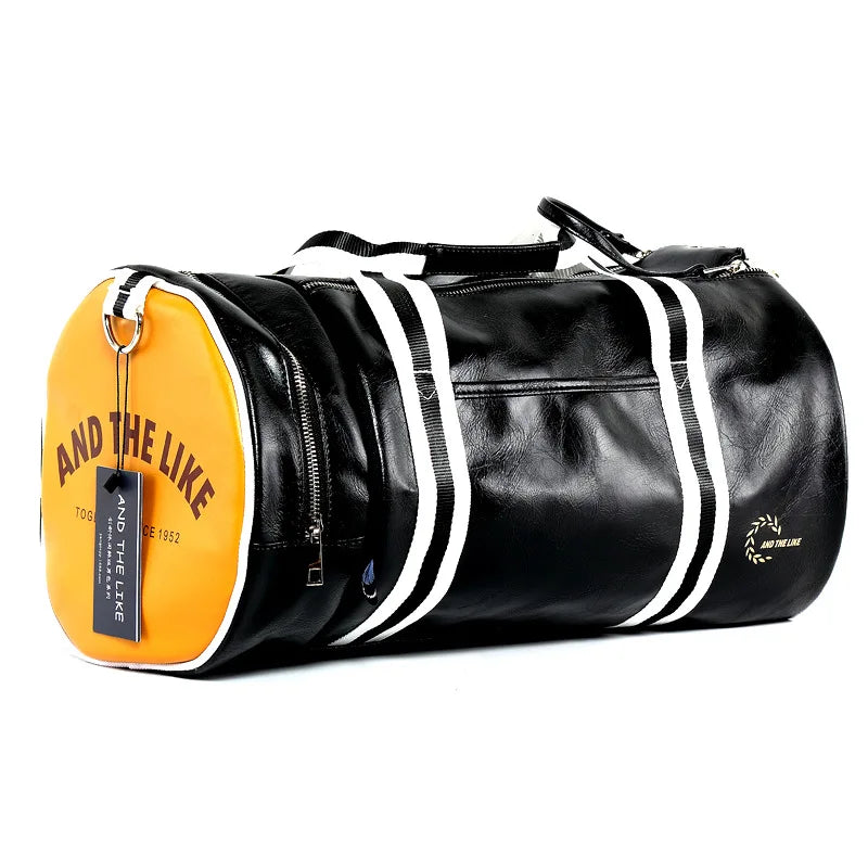 Sac cuir voyage tabac authentique – Image 16