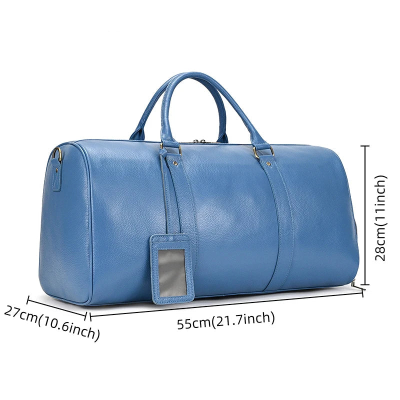 Sac cuir voyage moka souverain – Image 20
