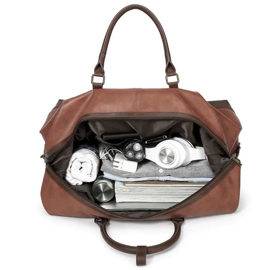 Sac de voyage bandoulière havane chaleureux – Image 6