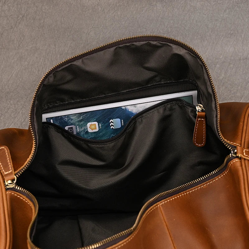 Sac cuir voyage onyx discret – Image 8