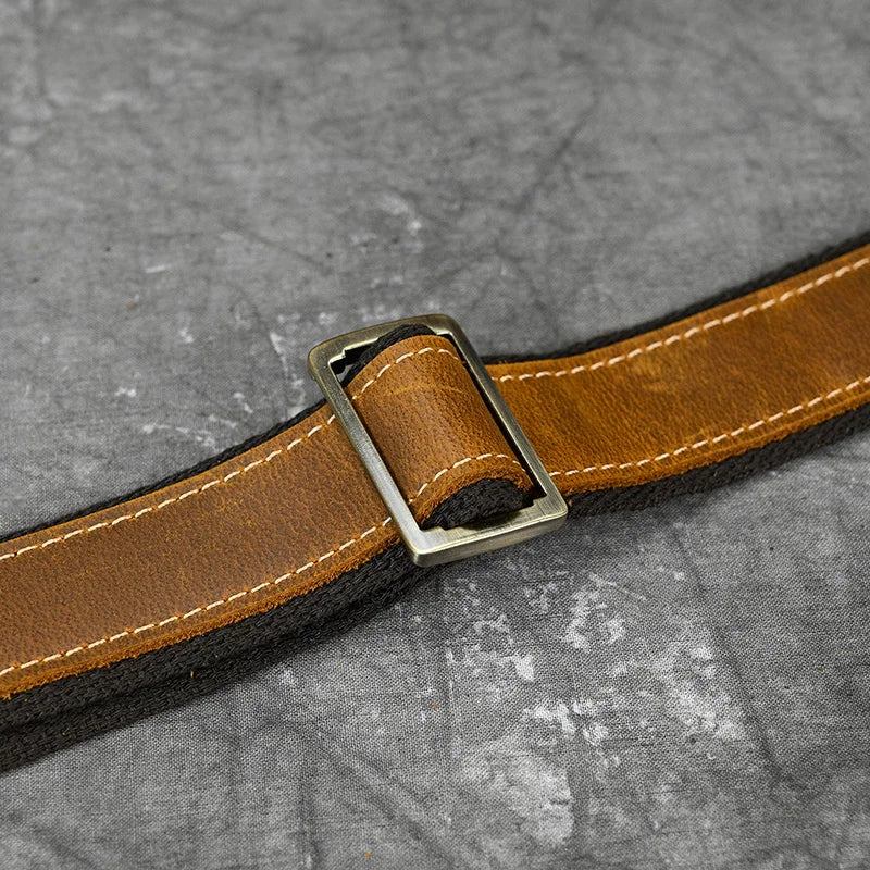 Sac cuir voyage ébène texturé – Image 10