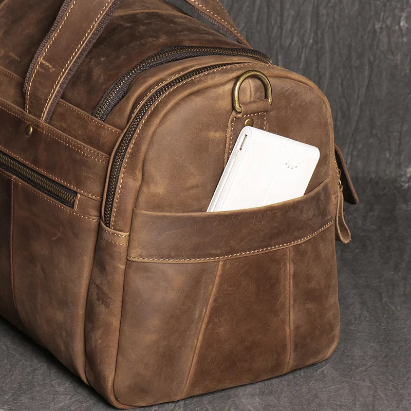 Sac de voyage homme cuir respiration absolu – Image 17